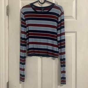 Forever 21 striped long sleeve t-shirt